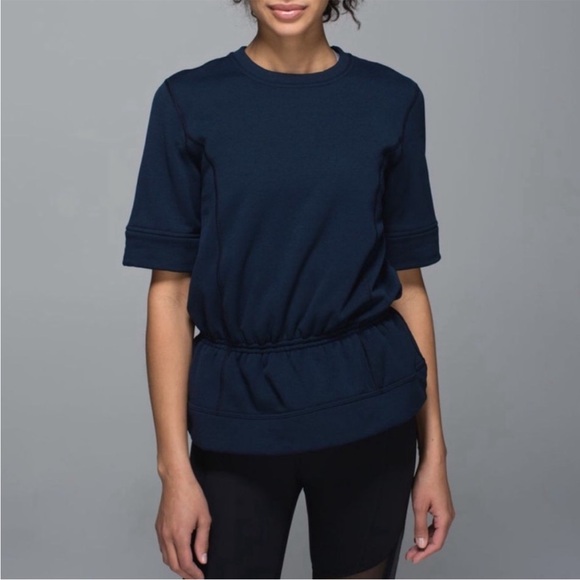 Lululemon Peplum Fleece Pullover - Picture 2 of 13